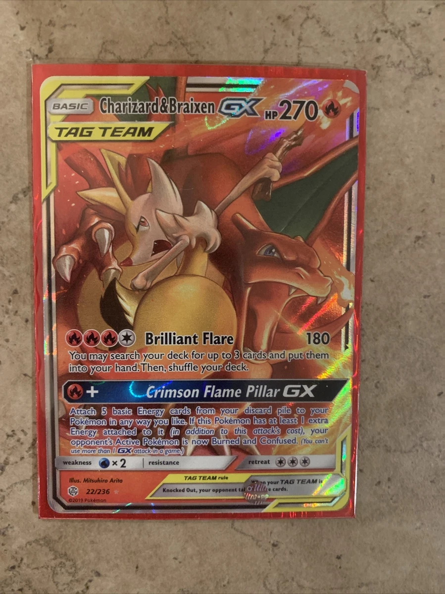 Charizard e Braixen-GX / Charizard & Braixen-GX (22/236), Busca de Cards