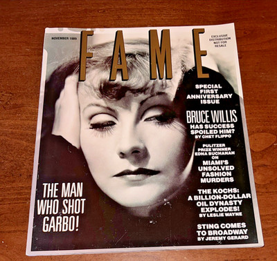 FAME Magazine, Bruce Willis, Sting, The Kochs, Who Shot Garbo - Special Issue