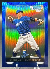 2012 Bowman Cheslor Cuthbert #BCP58 Chrome Prospects Blue Refractor /250