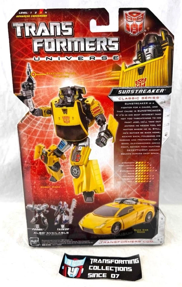 Transformers Universe Classics Deluxe Class Sunstreaker  MOSC - Image 2 of 2