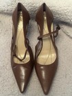 Kate Spade brown leather heel pointed Toe pumps Size 7 ( SEE PHOTOS) — photo 1