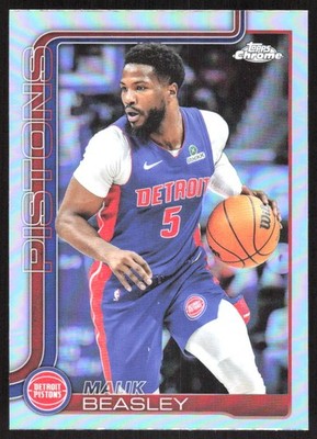 7049K 2025-26 Topps Chrome #36 Malik Beasley Refractor