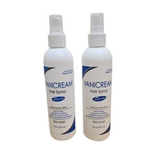 2X Vanicream 8oz Firm Hold Hairspray Fragrance Free For Sensitive Skin NEW