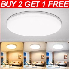 48W LED Deckenlampe Panel Deckenleuchte Schlafzimmer Bad Wohnzimmer Flurlampe