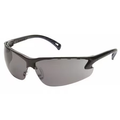 Pyramex Sb5720d Venture 3(R), Safety Glasses, Anti-Scratch, Gray Lens, Black