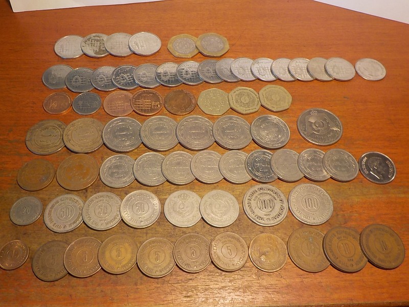 Mixed lot of Circulated Coins from Jordan