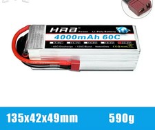Batteria LiPo HRB 6S 22,2v 4000mAh 60C per RC Elicotteri Aerei Aerei Camion