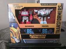 Transformers Studio Series Buzzworthy Bumblebee Ironhide Prowl 2-Pack
