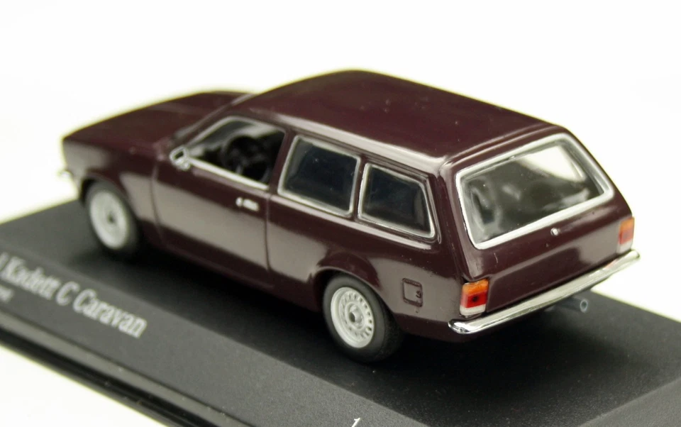 Opel Kadett C Caravan Anno 1973-1977, Borgogna, Minichamps In M. 1:43, OVP - Immagine 2 di 4