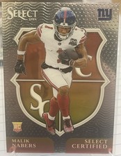 Malik Nabers ROOKIE – Select Certified Rookies #6 – Panini Select 2024
