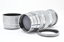 [Exc+5] Canon Serenar 135mm f/4 Telephoto Lens Leica L39 LTM Silver From JAPAN