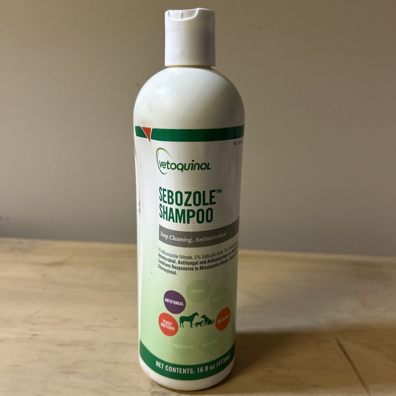 Vetoquinol Sebozole Shampoo - Deep Cleansing Shampoo for Dogs, Cats & Horses ...