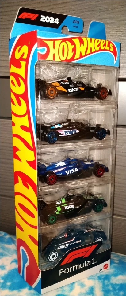 Hot Wheels Diecast Formula 1 Gift-Coffret N. 5 Formula One Cars 2024 1:64 - Immagine 2 di 4