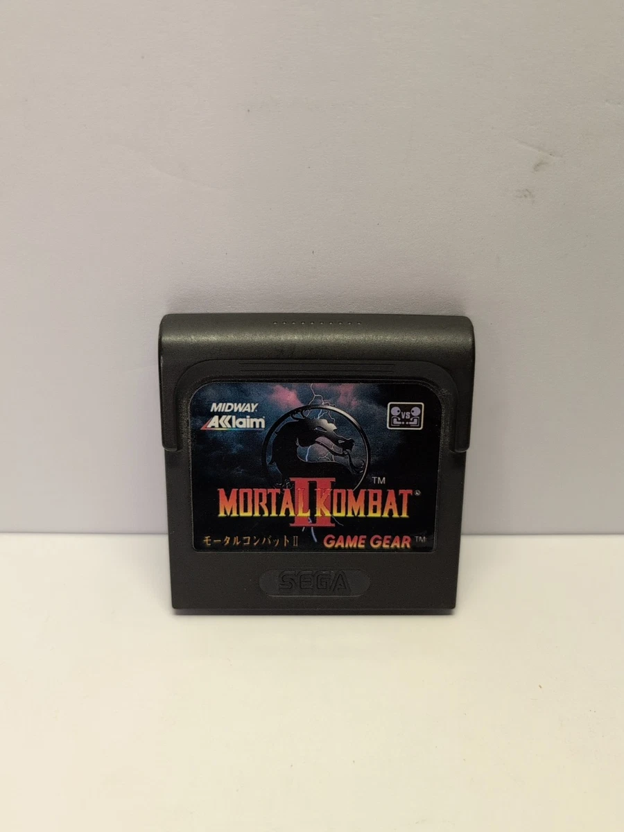 Cartouche Mortal Kombat 2 Sur Sega Game Gear – Jeu Complet Avec Boîte – Très Bon état
