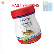 Aqueon Shrimp Pellets Sinking Food for Tropical Fish, Goldfish, Loaches, Catfish