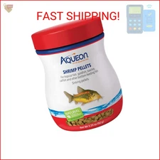 Aqueon Shrimp Pellets Sinking Food for Tropical Fish, Goldfish, Loaches, Catfish