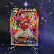 2024 Topps Chrome Logofractor Andrew Abbott RC #154