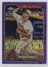 2024 Topps Chrome Purple Speckle Refractor /299 Justin Martinez #159 2l4