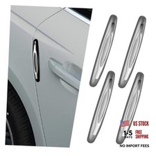 4 Pack Car Door Edge Guards, Anti-Scratch Car Side Door Protector, PVC Silver