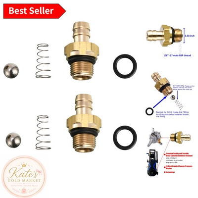 #ad #ad Efficient 2 Pack Brass Chemical Injector Set for Pressure Washers Easy Install $19.99