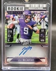 🔥 J.J. McCarthy Rookie Ticket Auto VARIATION Vikings 2024 Contenders Optic