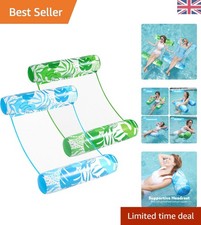 2 Packs Hammock Pool Floats Adults, 4-in-1 Multi-Purpose Inflatable Pool Floa...