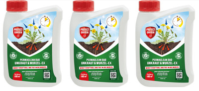 Permaclean Duo Unkraut & Wurzel Ex Protect 3x1 Liter Vorteilspack!