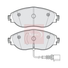 APEC Bremsbeläge Vorne Audi Q2 GAB GAG 2016 PAD2304 (R90)