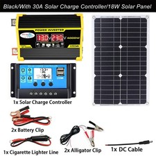 New Power Inverter Kit Solar Panel Kit 4000W Lightweight Design Multi Protection