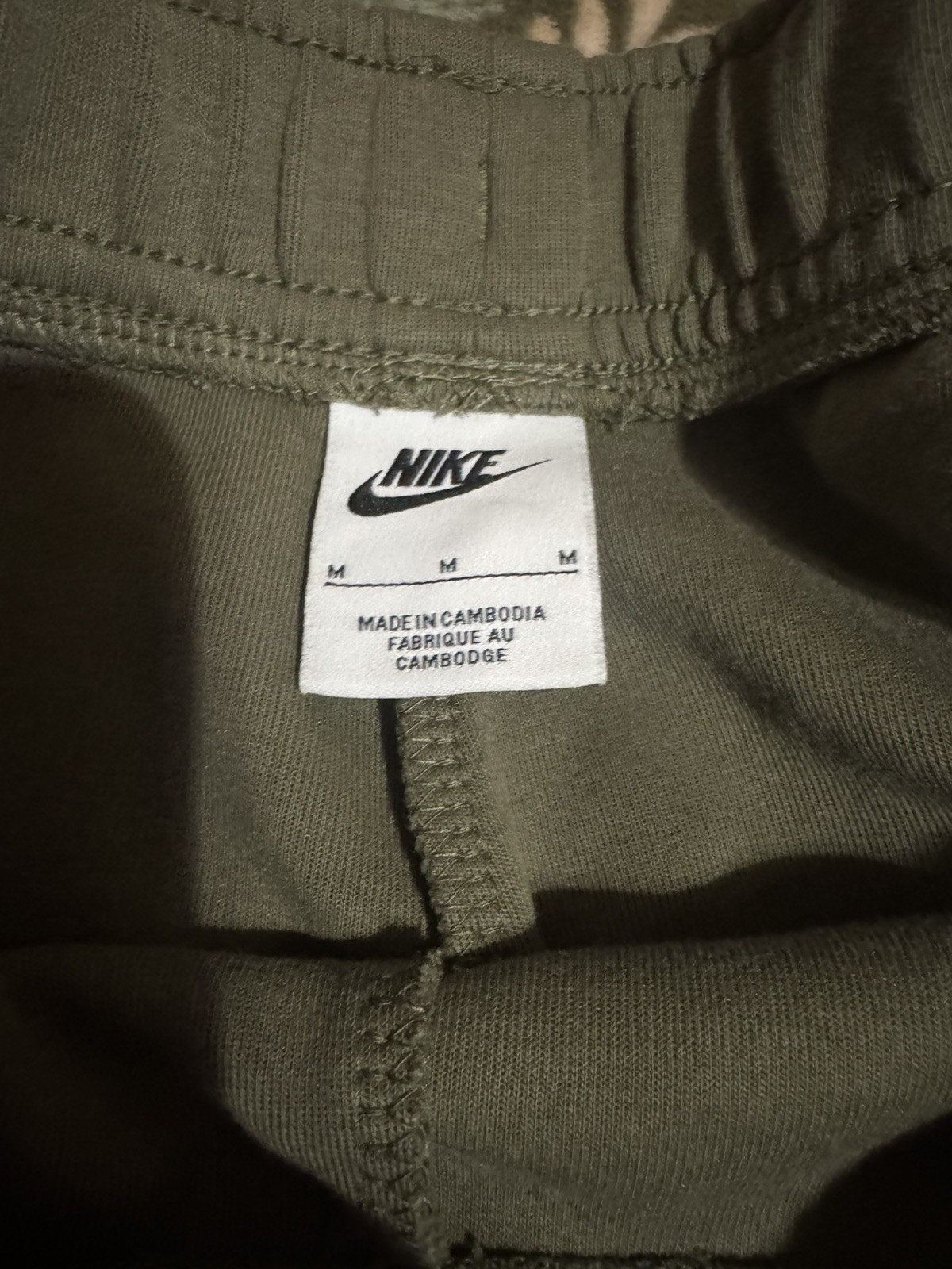 Nike Sportswear Tech Fleece Track Pants Joggers Medium Olive Men Size Medium