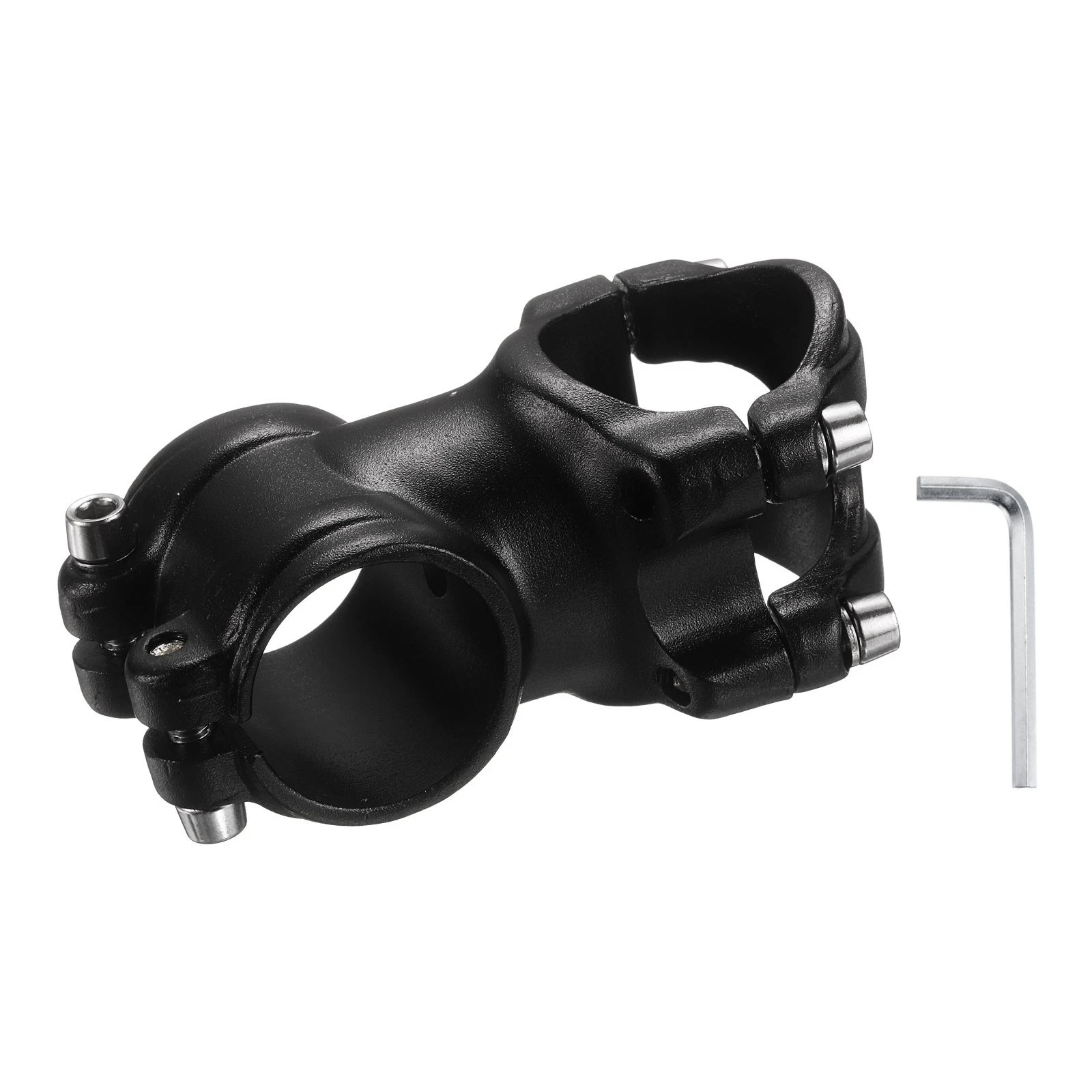 31.8mm Stelo Bici 7 Gradi 50mm Stelo Manubrio Bici per MTB, Nero