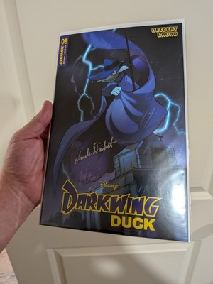 Darkwing Duck 9B Mirka Andolfo Variant SIGNED by Amanda Deibert