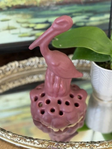 Niloak Art Pottery Pelican Flower-Frog