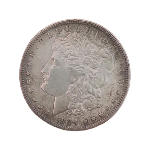 1904 Morgan Silver Dollar $1 Coin Silver Circulated Business Strike US Currency