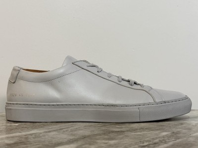 COMMON PROJECTS ORIGINAL ACHILLES LOW GRAY 12 EU 45 MINIMALIST $500 ITALY