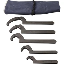 Martin SHW5K Adjustable Hook Spanner Wrench Set, 5-Piece, 3/4 inch to 8-3/4