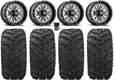 ITP Momentum 14" Wheels Milled 30" Reptile Tires Can-Am Defender
