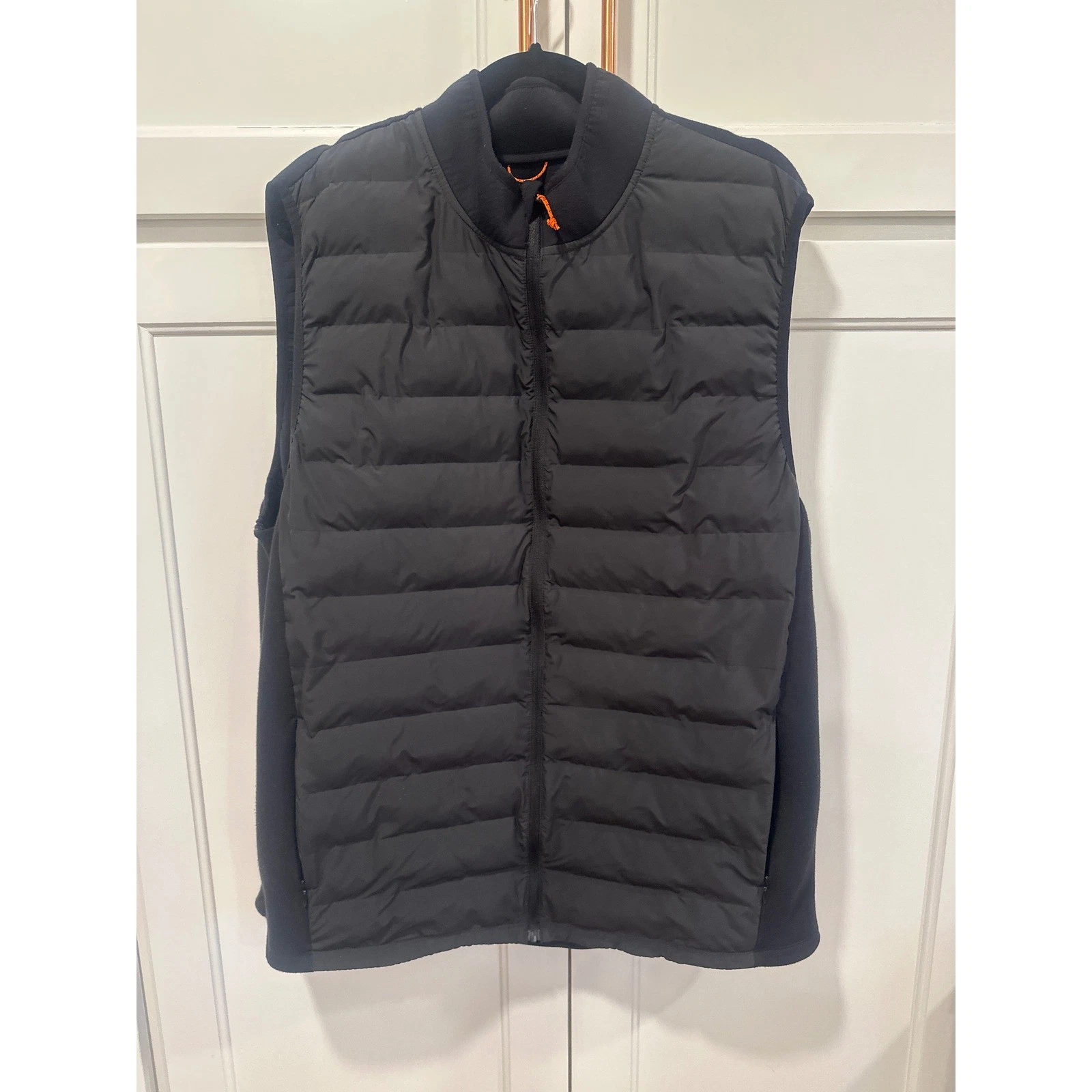 Wrangler ATG Mens Black Puffer Vest All Terrain Gear XL workwear travel