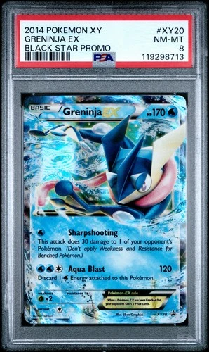 2017 POKEMON XY BLACK STAR PROMO GRENINJA EX #XY20 HOLO PSA 8 NM #119298713