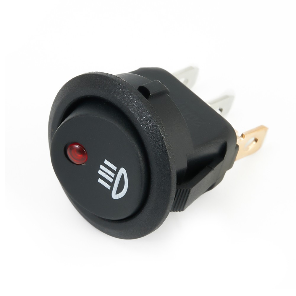 Interruttore a bilanciere 12V con LED per veicoli foto 3