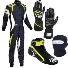 2025 OMP Go Kart Racing Suit kit | Level 2 | Free Shoes & Racing Gloves | Elite