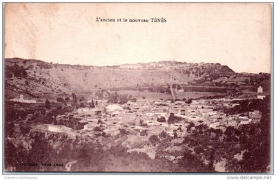 ALGERIA - TENES - the old and the new city