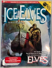 New Role Aids 733 Ice Elves AD&D Accessory RPG Roleplaying Game Source Book