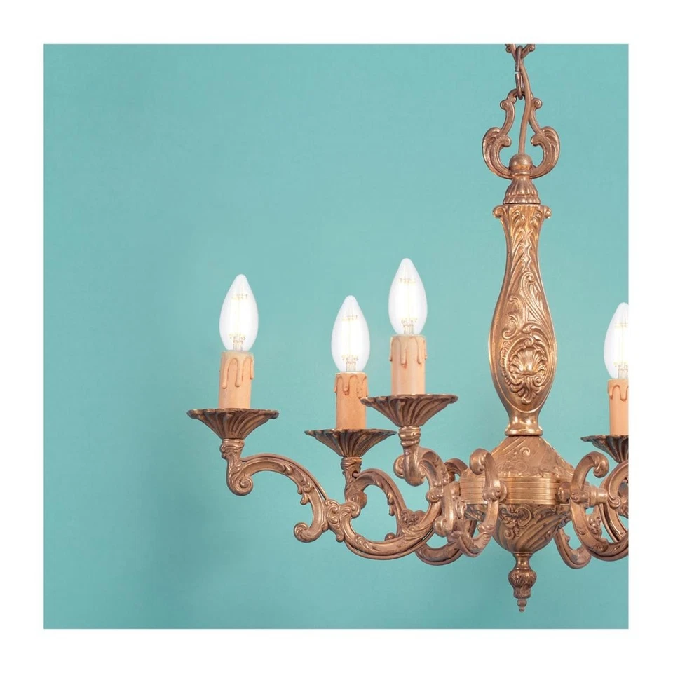 Satco S11344 - 8 Watt C11 LED Candelabra Clear Bulbs - 4000K (2, 6 or 24 Pack) - Image 4 of 4