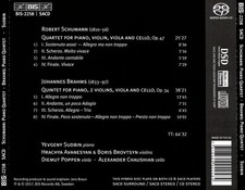 SCHUMANN BRAHMS - KAMMERMUSIK MIT KLAVIER SACD NEW CD