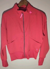 Medcouture Amp Full Zip Stretch Scrub Jacket S Coral Medical Nursing Doctor