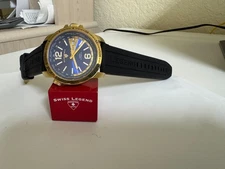 Swiss Legend 10013A World Timer Collection Automatic  Blue dial Watch