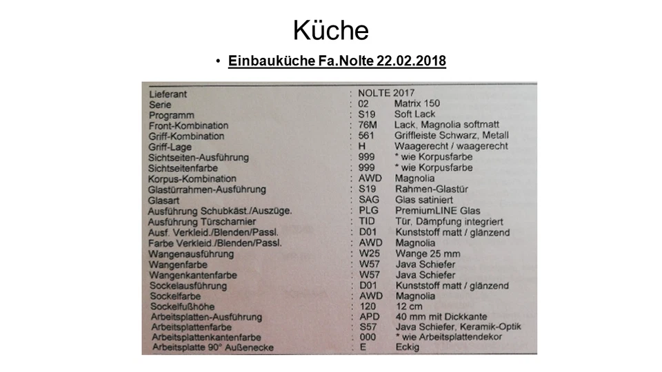Hochwertige Einbauküche Fabrikat Nolte produziert 2018 wegen Umzug abzugeben. - Bild 2 von 4