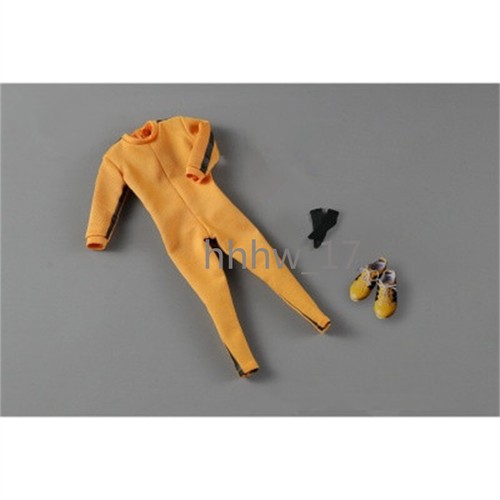 1/4 Bruce Lee Der Weg des Drachen Kung Fu Bekleidungsset Outfit ohne Figur - Bild 5 von 10