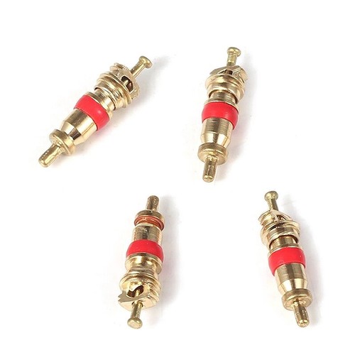 Car Bike 4 Way Tyre Valve Repair Standard Tire Remover Tool + 4 Stem Cores Kit - Bild 7 von 12
